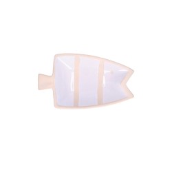 RITUALI DOMESTICI PELAGICOILLOGICO Talerz ryba biały 23 x 14 x 4.5 cm