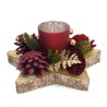 RITUALI DOMESTICI QUASIROSSO Świecznik tealight gwiazda