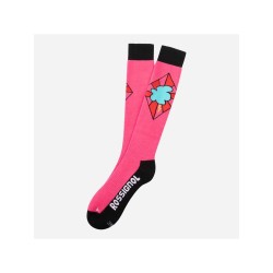 Skarpety Rossignol W Switti Socks rĂłĹĽowy