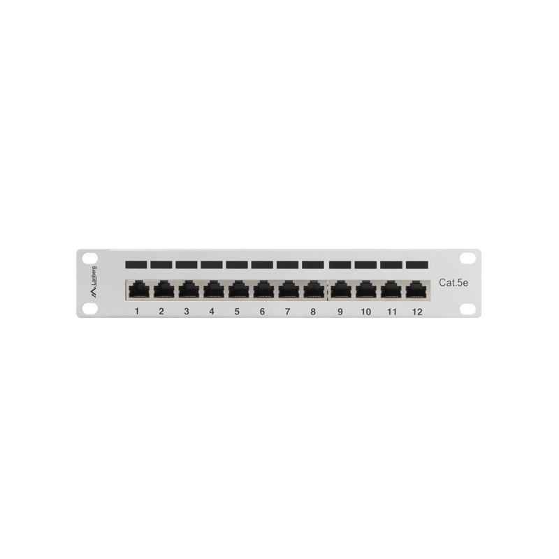 Lanberg PPF5-9012-S panel krosowniczy 1U