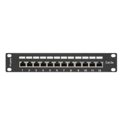 Lanberg PPF5-9012-B panel krosowniczy 1U