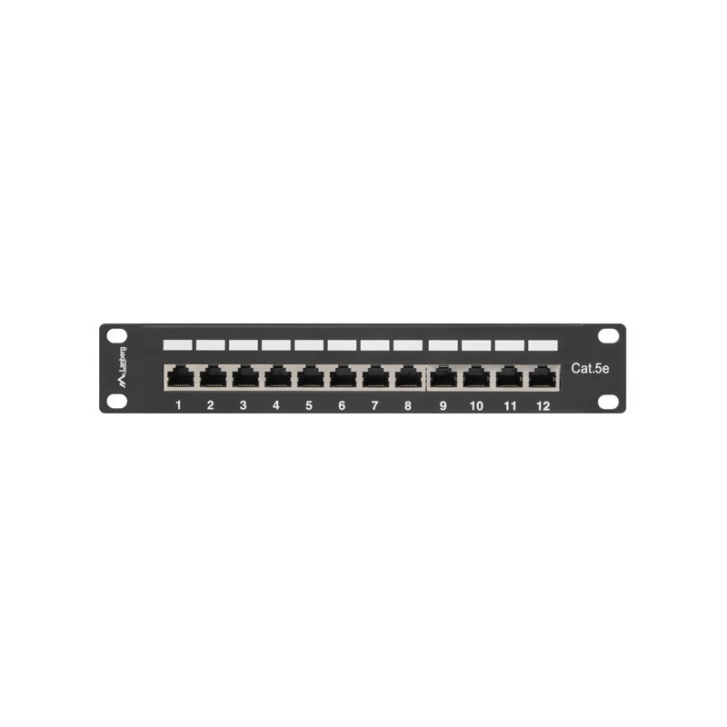 Lanberg PPF5-9012-B panel krosowniczy 1U Lanberg PPF5-9012-B panel krosowniczy 1U