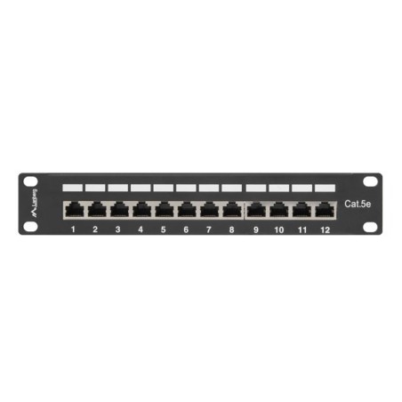 Lanberg PPF5-9012-B panel krosowniczy 1U