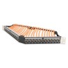 Digitus Panel krosowy (patch panel) kątowy 19" 24x keystone, ekranowany, 1U, czarny, prowadnica kabli, pola opisowe