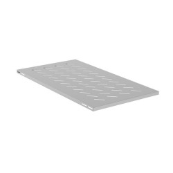 PÓŁKA DO SZAF 19" 1000MM SZARA LANBERG (1U/480X870MM UDŹWIG DO 120KG, MONTAŻ 4 PUNKTOWY)