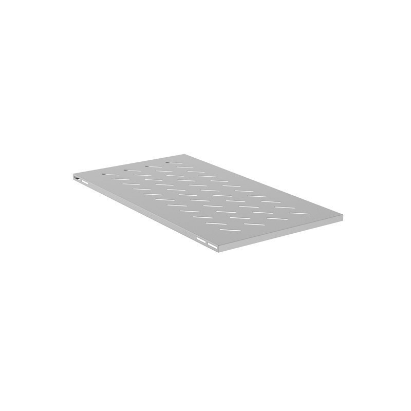 PÓŁKA DO SZAF 19" 1000MM SZARA LANBERG (1U/480X870MM UDŹWIG DO 120KG, MONTAŻ 4 PUNKTOWY)