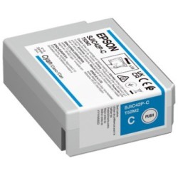 Epson SJIC42P-C nabój z tuszem 1 szt. Oryginalny Cyjan