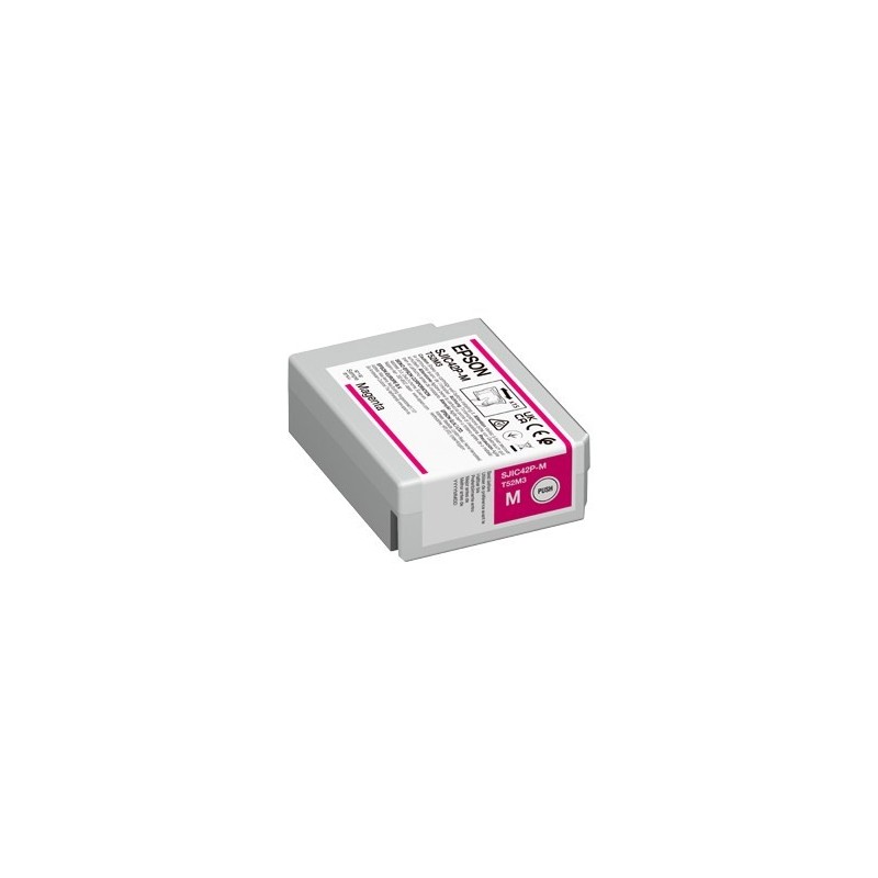 Epson SJIC42P-M nabój z tuszem 1 szt. Oryginalny Purpurowy
