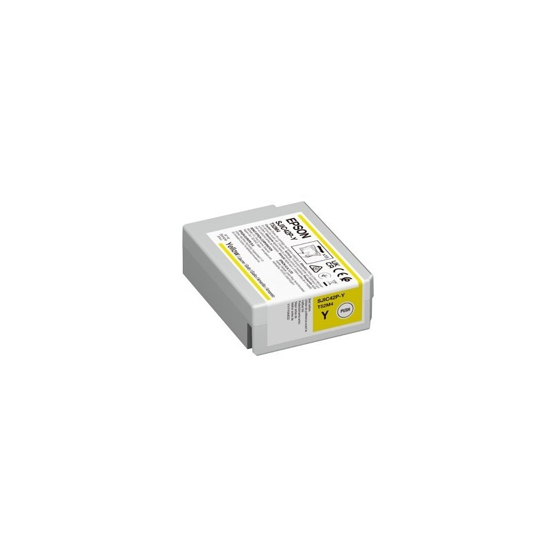 Epson SJIC42P-Y nabój z tuszem 1 szt. Oryginalny Żółty