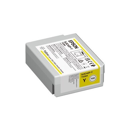 Epson SJIC42P-Y nabój z tuszem 1 szt. Oryginalny Żółty