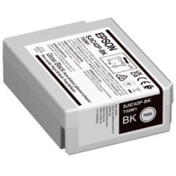 Epson SJIC42P-BK nabój z tuszem 1 szt. Oryginalny Czarny
