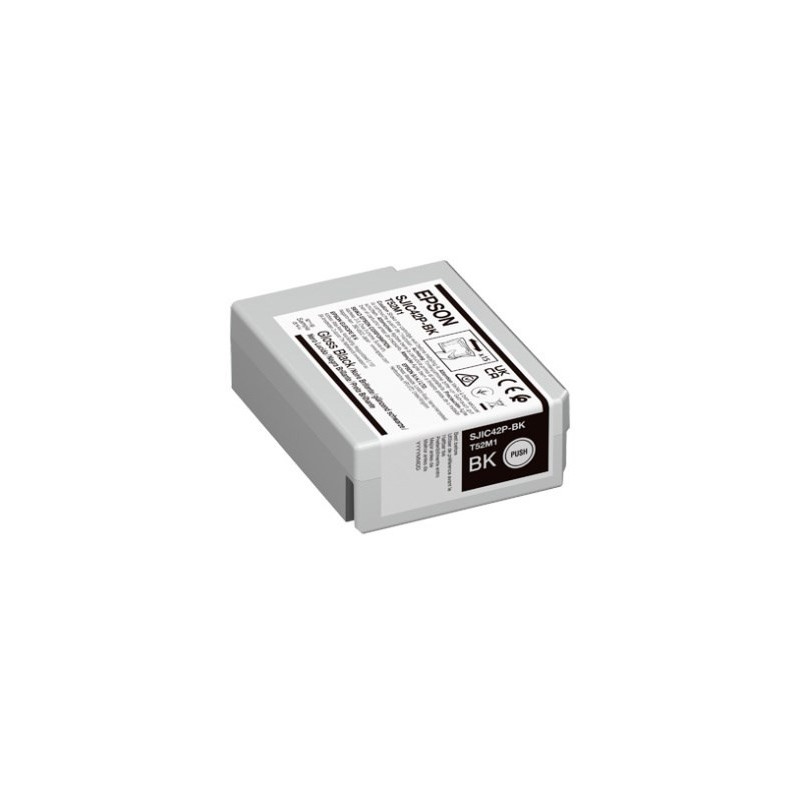 Epson SJIC42P-BK nabój z tuszem 1 szt. Oryginalny Czarny