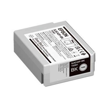 Epson SJIC42P-BK nabój z tuszem 1 szt. Oryginalny Czarny