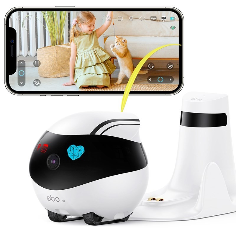 Enabot EBO AIR Robot Kamera IP Kompaktowa N/A MP N / A 16 GB pamięci zewnętrznej, obsługa maksymalnie 256 GB Enabot EBO AIR Robot Kamera IP Kompaktowa N/A MP N / A 16 GB pamięci zewnętrznej, obsługa maksymalnie 256 GB