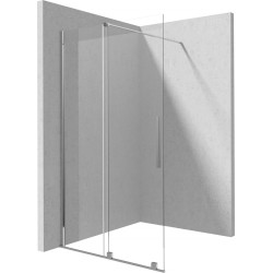 Ścianka prysznicowa walk-in 90 cm - przesuwna
