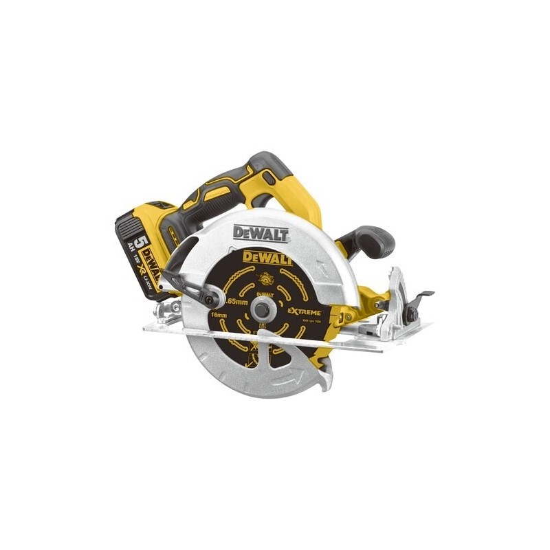 DeWALT DCS570NT-XJ przenośna pilarka tarczowa 18,4 cm Czarny, Żółty 5500 RPM