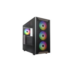 Drewniana obudowa PC Montech XR, Midi-Tower, ATX, ARGB, szkło hartowane