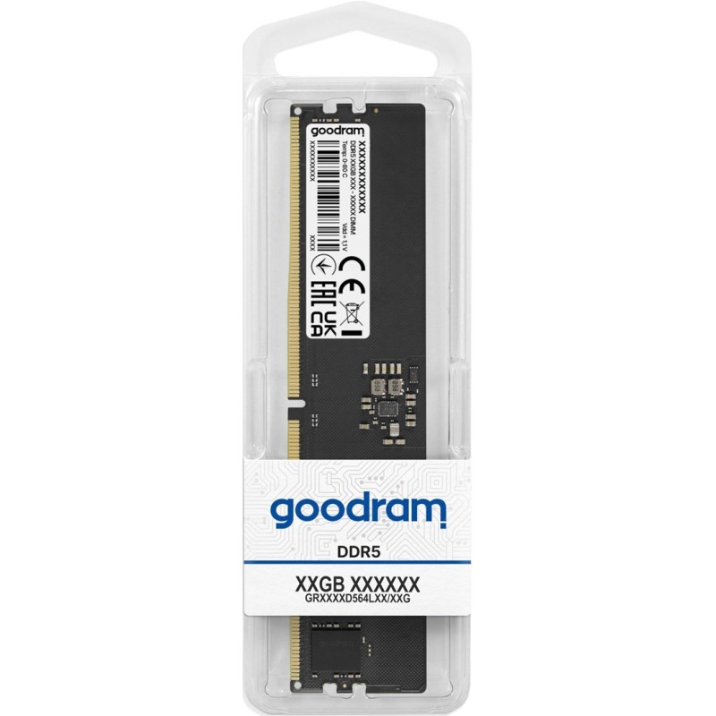 GOODRAM DDR5 48GB 3072Mx8 CL46 GOODRAM RETAIL GOODRAM DDR5 48GB 3072Mx8 CL46 GOODRAM RETAIL