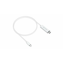 HYPER HD6007WHGL kabel HDMI 2,5 m USB-C HDMI Typu A (Standard) Biały