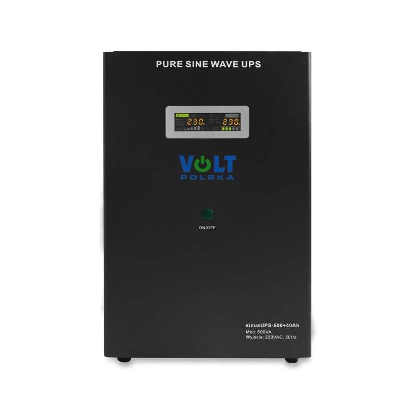 VOLT Zasilacz awaryjny SINUS UPS 500 + 40Ah (300/500W) VOLT Zasilacz awaryjny SINUS UPS 500 + 40Ah (300/500W)