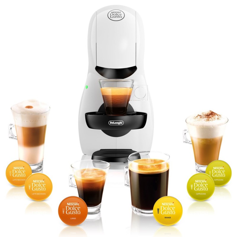 De’Longhi Piccolo EDG110.WB Ręczny Ekspres do kawy na kapsułki 0,8 l