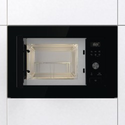 Czarna mikrofalówka Gorenje BM201AG1BG, z grillem, Wbudowana, 20 l, 800 W