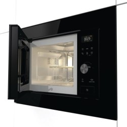 Czarna mikrofalówka Gorenje BM201AG1BG, z grillem, Wbudowana, 20 l, 800 W
