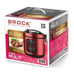 Wielofunkcyjny garnek elektryczny Brock Electronics MC 3602 RD 5 l 700 W Czarny, Czerwony