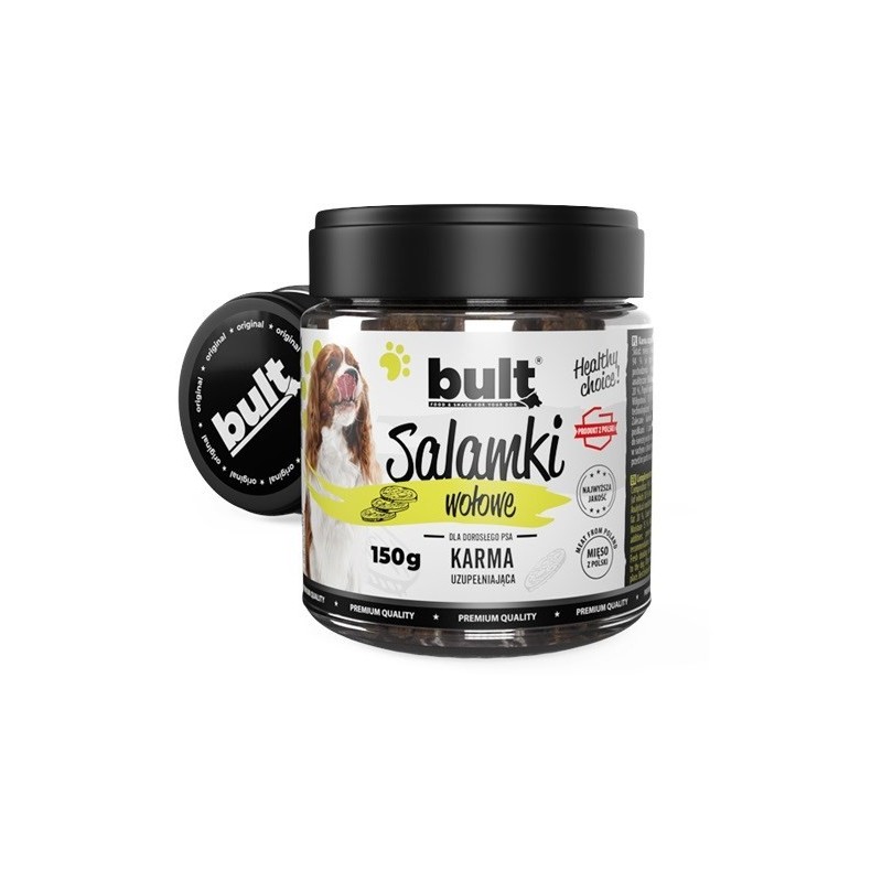 BULT Salamki wołowe dla psa 150g