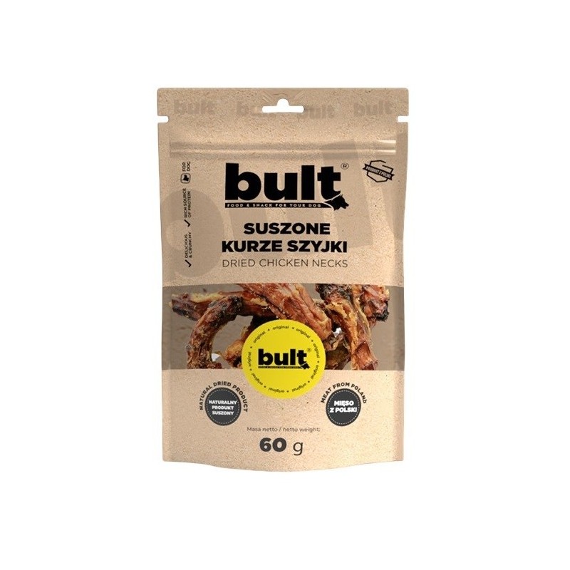 BULT Suszone kurze szyjki dla psa 60g