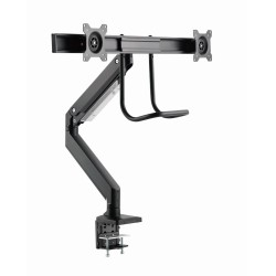 Gembird MA-DA2-04 Regulowane biurkowe ramię na 2 monitory, 17”-32”, do 8 kg