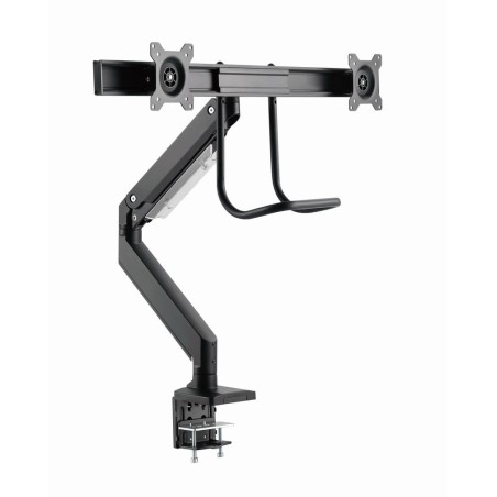 Gembird MA-DA2-04 Regulowane biurkowe ramię na 2 monitory, 17”-32”, do 8 kg