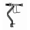 Gembird MA-DA2-04 Regulowane biurkowe ramię na 2 monitory, 17”-32”, do 8 kg