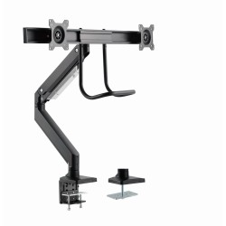 Gembird MA-DA2-04 Regulowane biurkowe ramię na 2 monitory, 17”-32”, do 8 kg