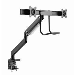 Gembird MA-DA2-04 Regulowane biurkowe ramię na 2 monitory, 17”-32”, do 8 kg