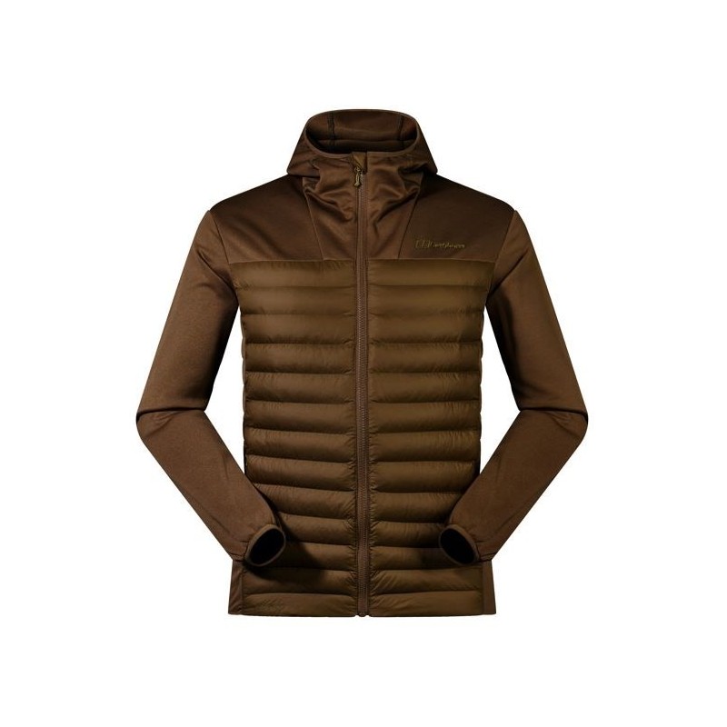 Kurtka hybrydowa męska Berghaus Vaskye Hooded Hybrid Jacket roz. M brązowa Kurtka hybrydowa męska Berghaus Vaskye Hooded Hybrid Jacket roz. M brązowa