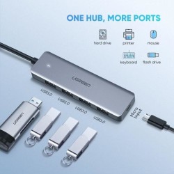Ugreen 70336 huby i koncentratory USB 3.2 Gen 1 (3.1 Gen 1) Type-C 5000 Mbit/s