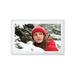 Denver PFF-1021WHITE cyfrowa ramka na zdjęcia Biały 25,6 cm (10.1") Ekran dotykowy Wi-Fi