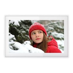 Denver PFF-1021WHITE cyfrowa ramka na zdjęcia Biały 25,6 cm (10.1") Ekran dotykowy Wi-Fi