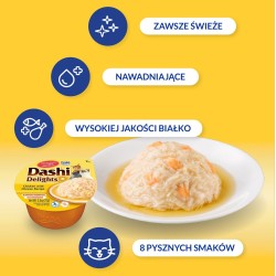 INABA DASHI DELIGHTS Kurczak z Serem 70g bulion dla kota