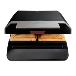 Russell Hobbs Easy Clean toster 750 W Czarny, Stal nierdzewna