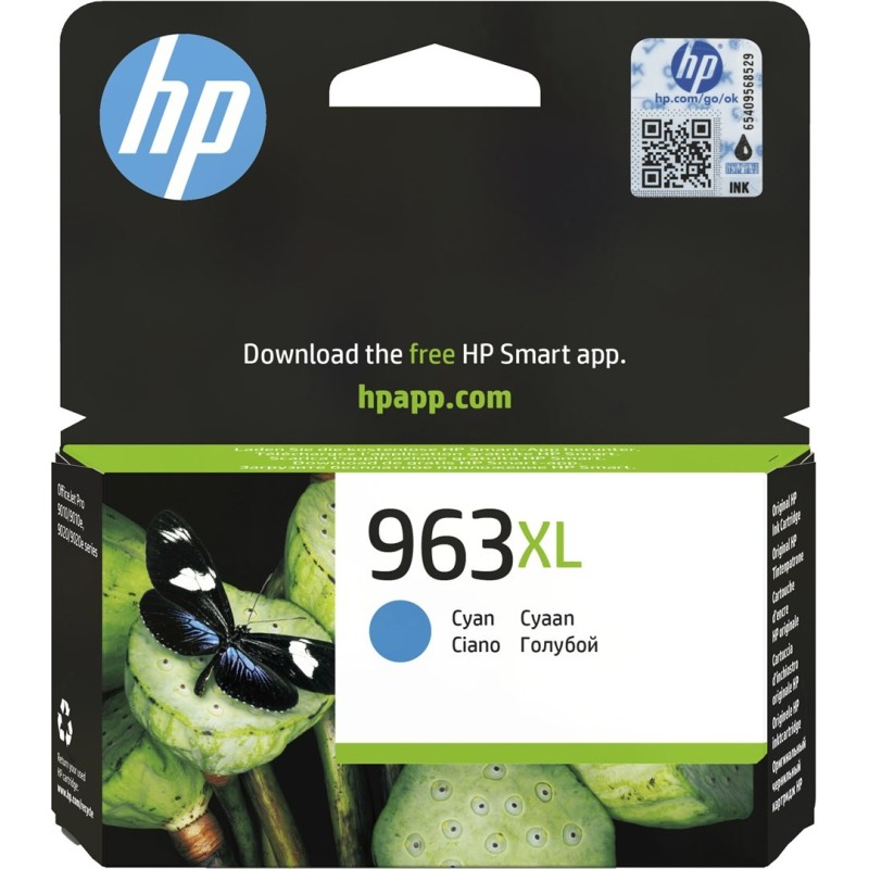 Tusz HP niebieski HP 963XL, HP963XL 3JA27AE, 1600 str. Tusz HP niebieski HP 963XL, HP963XL 3JA27AE, 1600 str.