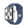 Apple Watch SE GPS 44mm Silver Aluminium Case Sport Band