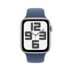 Apple Watch SE GPS 44mm Silver Aluminium Case Sport Band