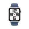 Apple Watch SE GPS 44mm Silver Aluminium Case Sport Band