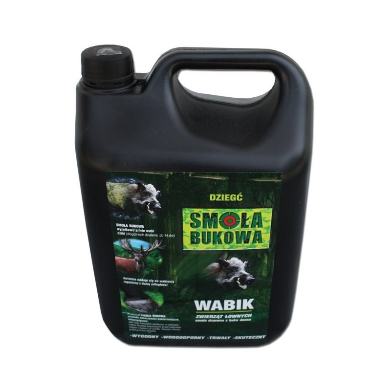 Smoła bukowa - środek wabiący dziki 5kg
