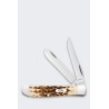 Scyzoryk Case Mini Trapper SS Amber Bone