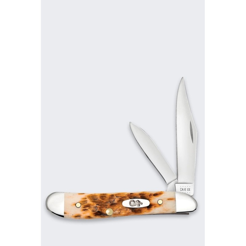 Scyzoryk Case Peanut SS Amber Bone