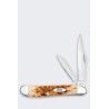 Scyzoryk Case Peanut SS Amber Bone