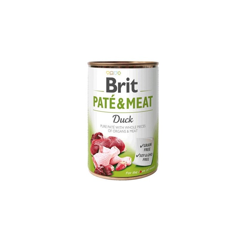 BRIT PATÉ & MEAT z kaczką - mokra karma dla psa - puszka - 400 g BRIT PATÉ & MEAT z kaczką - mokra karma dla psa - puszka - 400 g